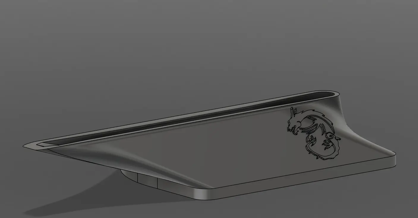 modélisation courbe, conduite aération pc be quiet