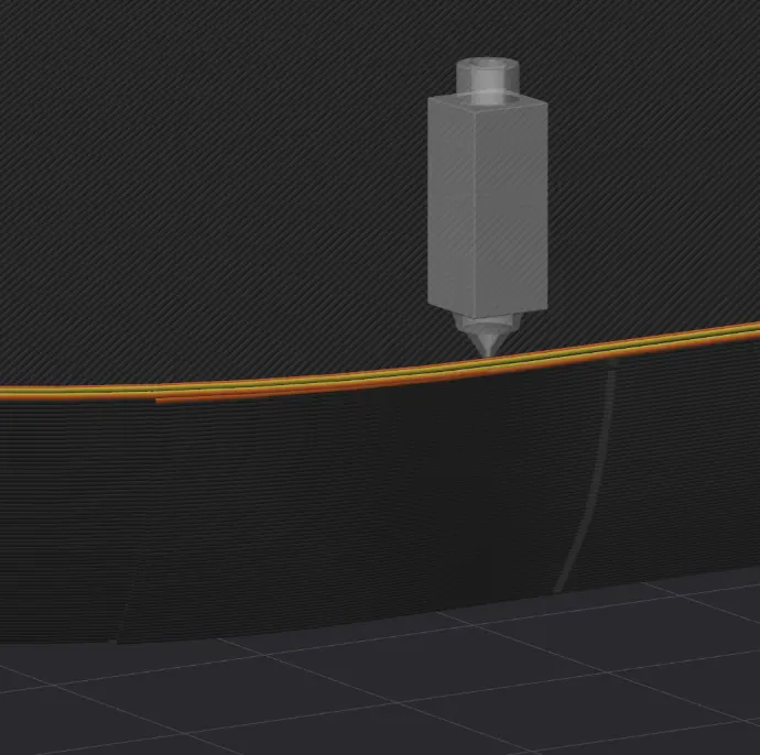 scarf joint : couture invisible par chevauchement impression 3d